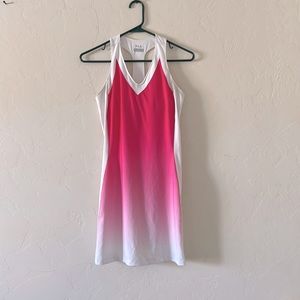 Fila sport tennis dress, size S, pink and white